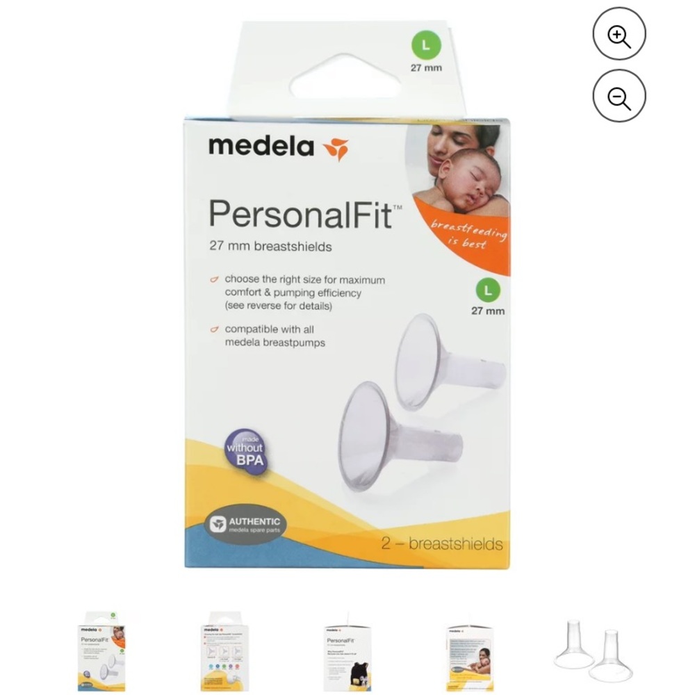 Medela Personal Fit 27mm breastshields set of 2 Flanges